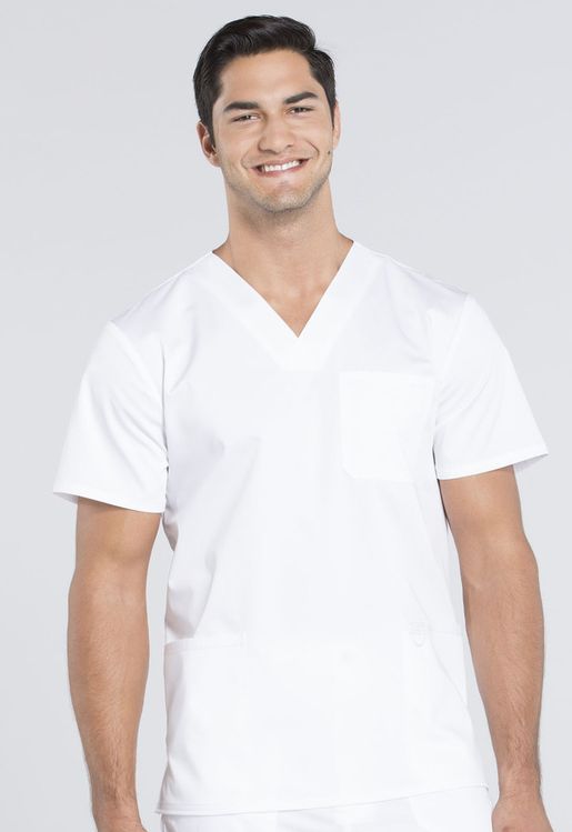 Zdravotnické oblečení - Haleny - Pánská zdravotnická halena Cherokee REVOLUTION - bílá | medical-uniforms