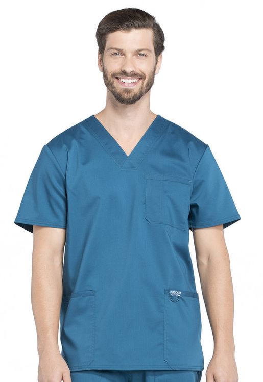 Zdravotnické oblečení - Haleny - Pánská zdravotnická halena Cherokee REVOLUTION - karibská modrá | medical-uniforms