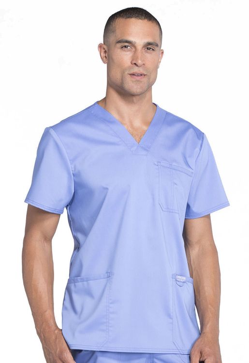Zdravotnické oblečení - Haleny - Pánská zdravotnická halena Cherokee REVOLUTION - nebeská modrá | medical-uniforms