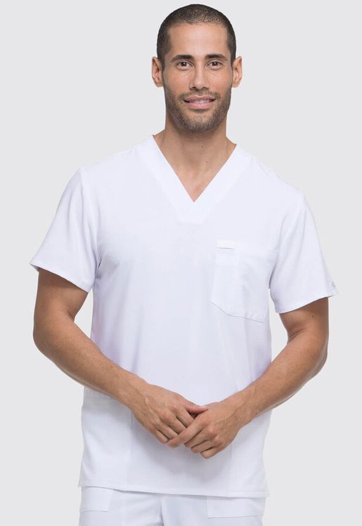Zdravotnické oblečení - Dámské lékařské halenky - Pánská zdravotnická halena Dickies EDS Essentials - bílá | Medical-uniforms