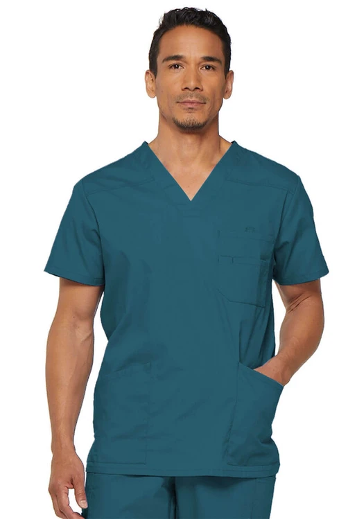 Zdravotnické oblečení - Dámské lékařské halenky - Pánská zdravotnická halena Dickies EDS Signature - karibská modrá | Medical-uniforms