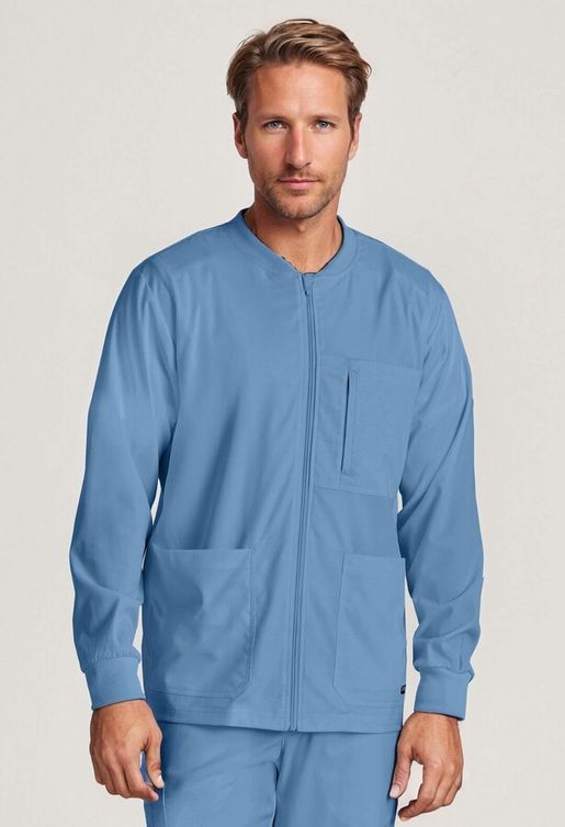 Zdravotnické oblečení - Dámské lékařské halenky - Pánská zdravotnická mikina GREY´S - nebeská modrá | medical-uniforms