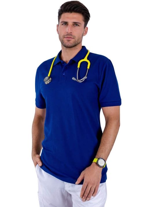 Zdravotnické oblečení - Trička - Pánská polo košile MEDICAL - královsky modrá | medical-uniforms