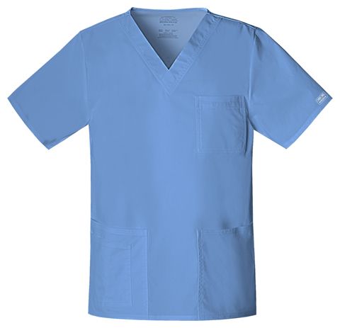 Zdravotnické oblečení - Haleny - Pánská/unisex zdravotnická halena - nebeská modrá | medical-uniforms
