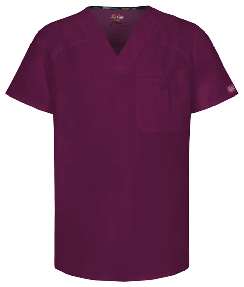 Zdravotnické oblečení - Jednobarevné - Pánská zdravotnická halena Certainty - vínová | medical-uniforms