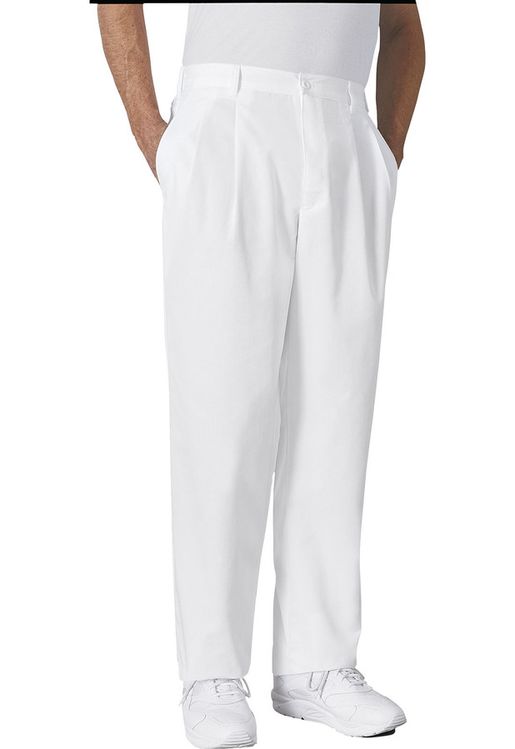 Zdravotnické oblečení - Vrácené zboží - Pánské zdravotnické kalhoty - bíla  | medical-uniforms