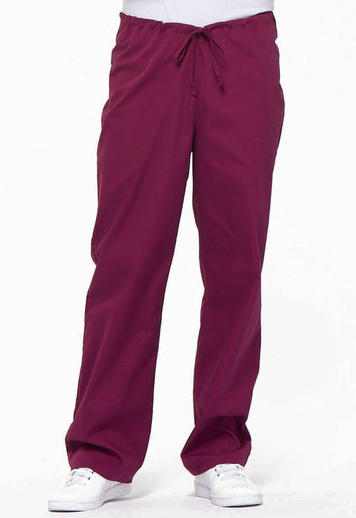 Zdravotnické oblečení - Dickies - kalhoty - Pánské zdravotnické kalhoty Dickies na zavazování - vínová | Medical-uniforms
