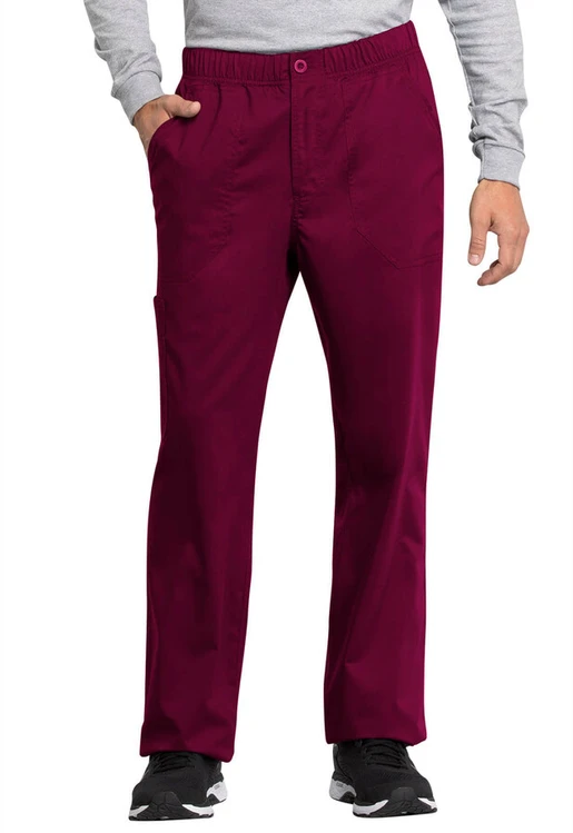 Zdravotnické oblečení - Kalhoty - Pánské kalhoty „REVOLUTION TECH“ v barvě vínová | medical-uniforms