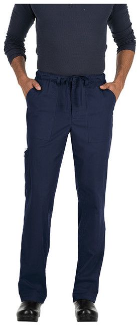 Zdravotnické oblečení - Kalhoty - Pánske zdravotnícke nohavice Stretch Ryan vo farbe námornická modrá | medical-uniforms