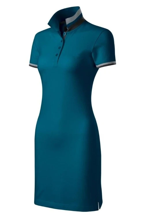 Zdravotnické oblečení - Novinky - Zdravotnické polo šaty PREMIUM - karibské | medical-uniforms