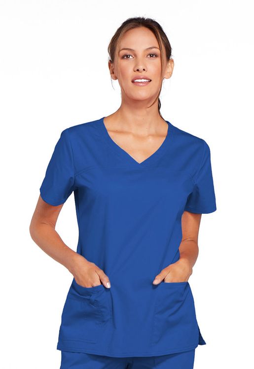 Zdravotnické oblečení - Dámské lékařské halenky - Pracovní zdravotnická halena FIT - královská modrá | medical-uniforms