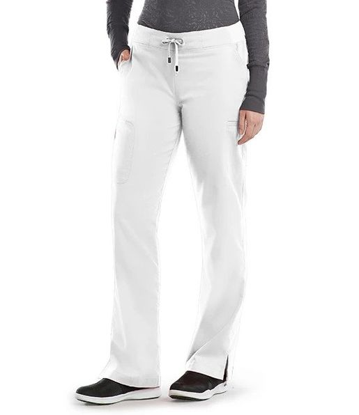 Zdravotnické oblečení - Speciální nabídka zdravotnických oděvů - Pracovní zdravotnické kalhoty Grey´s Anatomy MIA - bílá | medical-uniforms