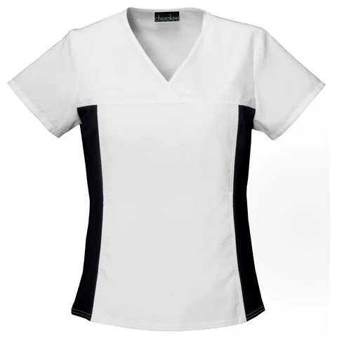 Zdravotnické oblečení - Dámské lékařské halenky - Sportovní dámská halena - bíla | medical-uniforms