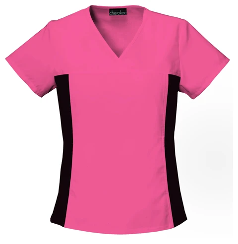 Zdravotnické oblečení - Dámské lékařské halenky - Sportovní dámská halena - šokující růžová | medical-uniforms
