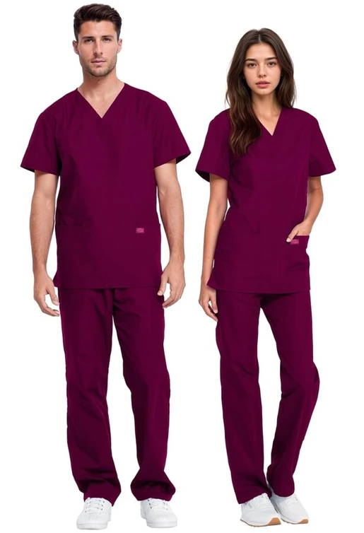 Zdravotnické oblečení - Haleny - Unisex Dickies MEDICAL SET- vínová | medical-uniforms