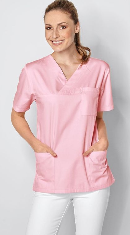 Zdravotnické oblečení - 7days - haleny - Unisex zdravotnická halena UNISEX 95° - růžová | medical-uniforms