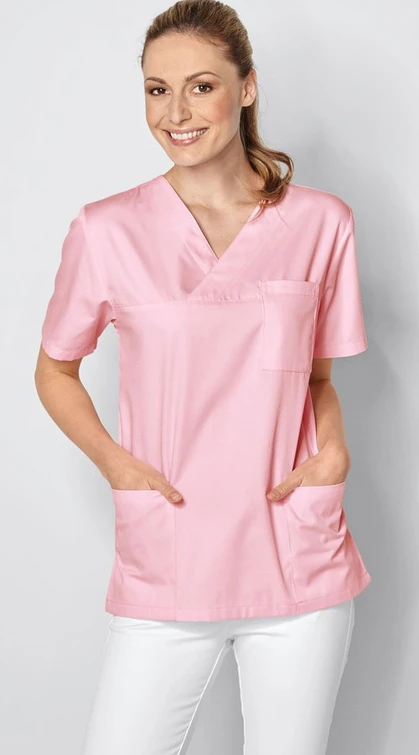 Zdravotnické oblečení - 7days - haleny - Unisex zdravotnická halena UNISEX 95° - růžová | medical-uniforms