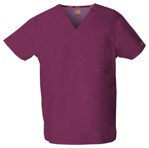 Zdravotnické oblečení - Dámské lékařské halenky - Unisex zdravotnickáhalena V-výstřih - vínová | medical-uniforms