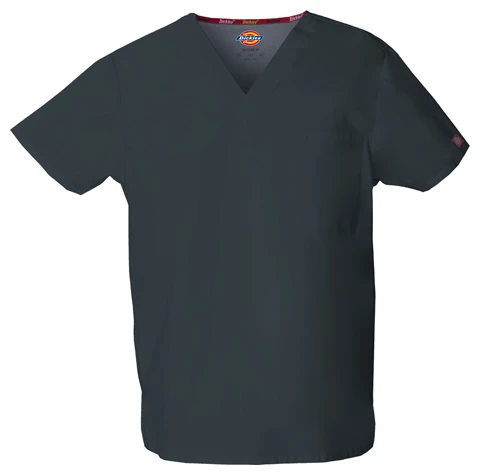 Zdravotnické oblečení - Dámské lékařské halenky - Unisex zdravotnická halena V-výstřih - cínová | Medical-Uniforms