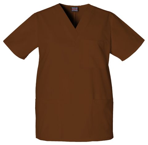 Zdravotnické oblečení - Haleny - Unisexová zdravotnická halena - čokoládová hnědá | Medical-Uniforms