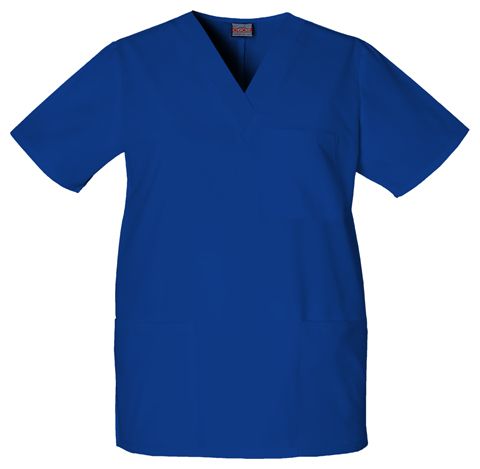 Zdravotnické oblečení - Haleny - Unisexová halena V výstřih - nebeská modrá | medical-uniforms