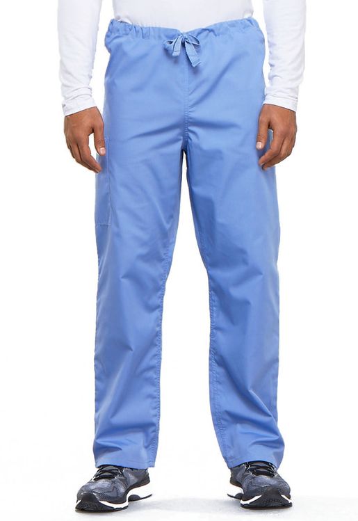 Zdravotnické oblečení - Kalhoty - Unisexové zdravotnické šněrovací kalhoty - nebeská modrá | medical-uniforms
